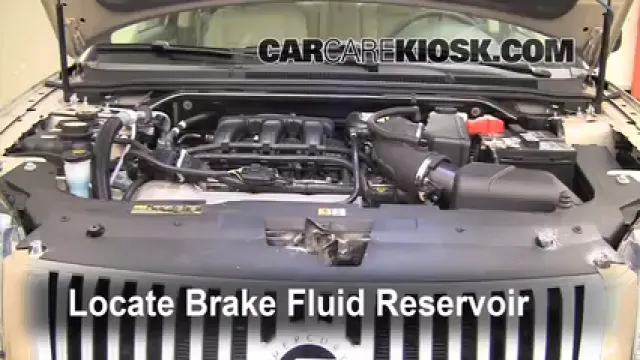 2008 Mercury Sable Premier 3.5L V6 Liquide de frein Ajouter du liquide